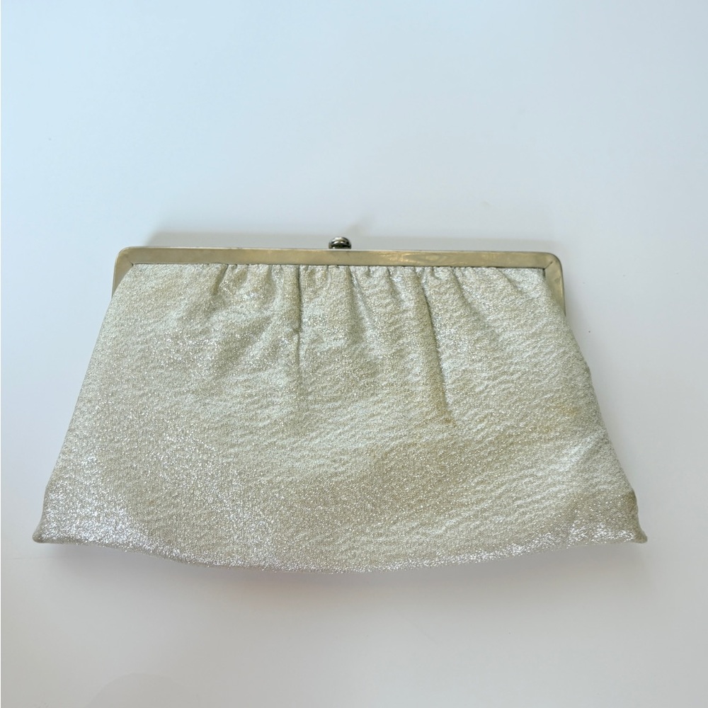 VINTAGE Elegant Silver Clutch - Picture 5 of 9